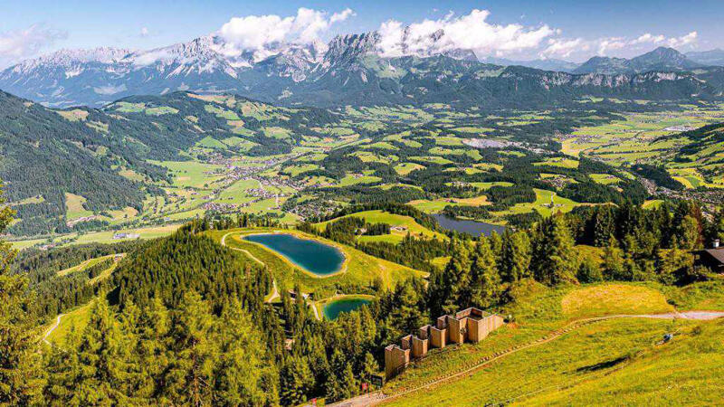 Die Streif im Sommer! Bilder der legendären Abfahrt in Kitzbühel