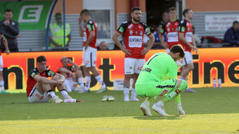 Abstieg! Ried nach Pleite in Hartberg nicht mehr zu retten