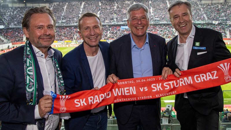 DIASHOW: Die besten Bilder vom ÖFB-Cup-Finale 2023 Sturm - Rapid