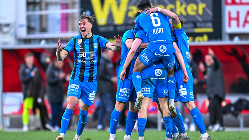 Amstetten gewinnt in allerletzter Minute in Steyr