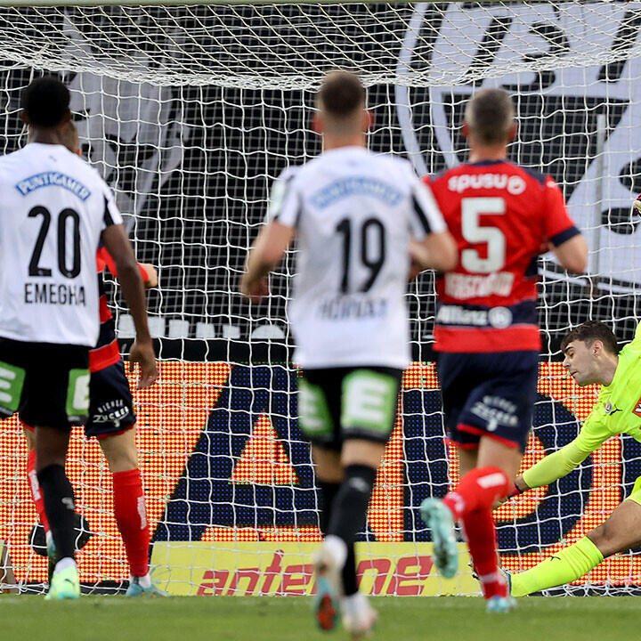 Sturm eilt nach packendem Fight gegen Rapid zu nächstem Sieg