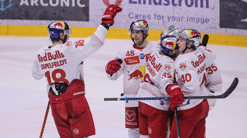 5:1! Salzburg legt im Halbfinale vor und schießt <a href='/de/daten/news/eishockey/kac/' class='tag'>KAC</a> ab