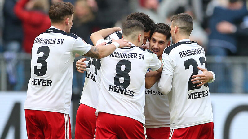HSV nach Sieg gegen Nürnberg weiter voll auf Aufstiegskurs
