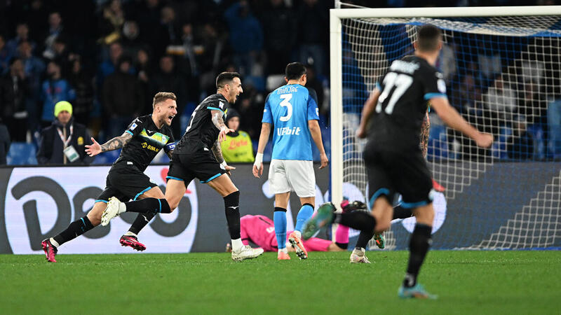 <a href='/de/daten/news/fussball/lazio-rom/' class='tag'>Lazio Rom</a> bringt Napoli im Spitzenduell zu Fall