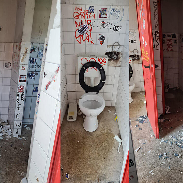 10.000 Euro Schaden! Blau-Weiß-Fans verwüsten Steyr-Stadion