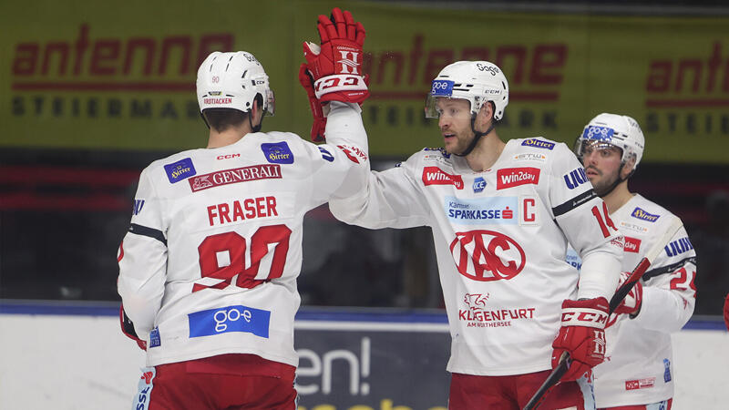 Doppelter Postma bringt dem <a href='/de/daten/news/eishockey/kac/' class='tag'>KAC</a> drei Punkte in Graz