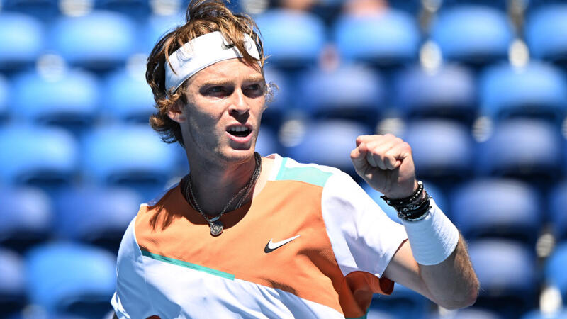 Fünfsatzkrimi! Thiem-Bezwinger Rublev im AO-Viertelfinale