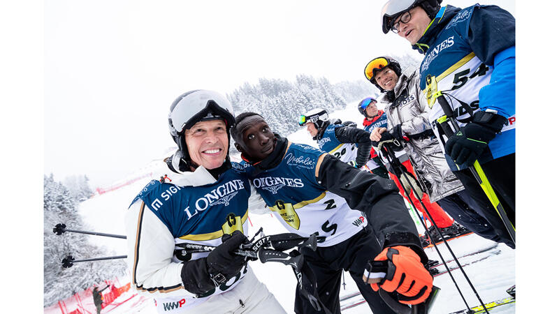 Kitzbühel 2023:die Bilder vom Charity Race auf Streif-Zielhang