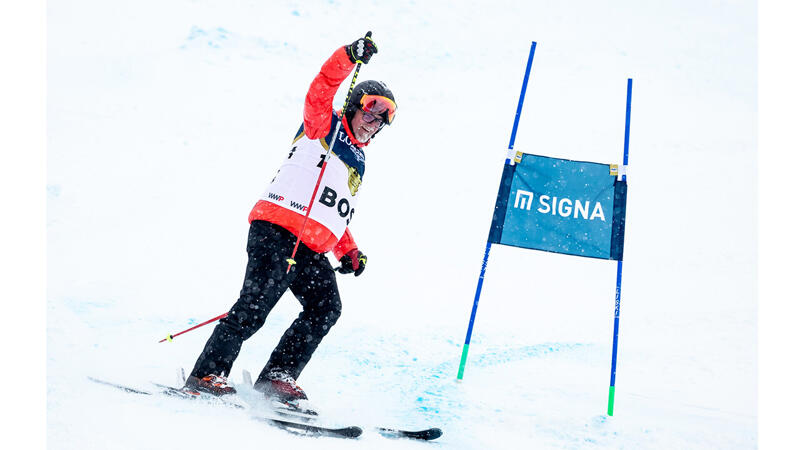 Kitzbühel 2023:die Bilder vom Charity Race auf Streif-Zielhang