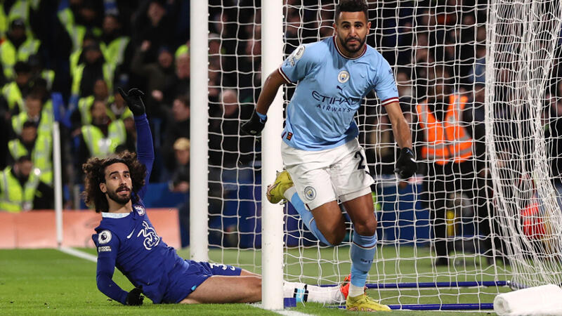 Mahrez sichert ManCity Sieg gegen schwaches Chelsea