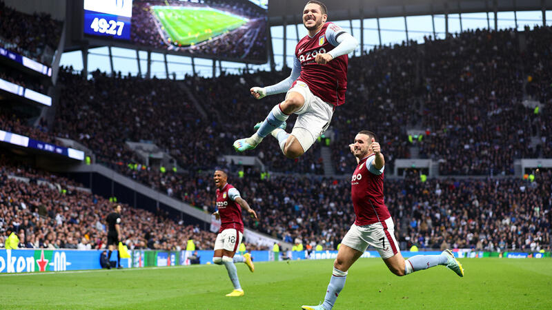 <a href='/de/daten/news/fussball/tottenham-hotspur/' class='tag'>Tottenham Hotspur</a> rutschen gegen Aston Villa aus