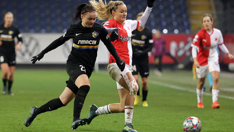 <a href='/de/daten/news/champions-league/' class='tag'>Champions League</a>: St. Pölten holt Remis gegen Slavia Prag