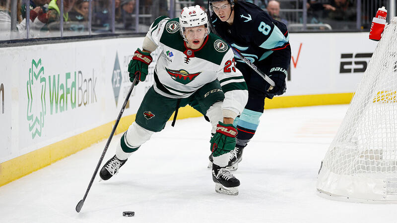 <a href='/de/daten/news/eishockey/marco-rossi/' class='tag'>Marco Rossi</a> wird im Minnesota-Lineup offenbar degradiert