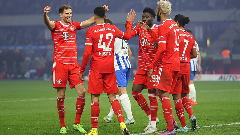 FC Bayern verspielt bei <a href='/de/daten/news/fussball/hertha-bsc/' class='tag'>Hertha BSC</a> fast eine 3:0-Führung