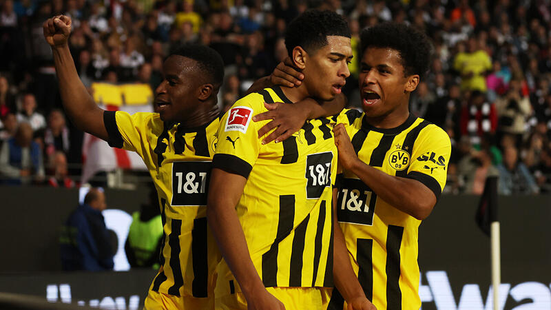 Dortmund gewinnt mit viel Glück Spitzenspiel gegen Frankfurt