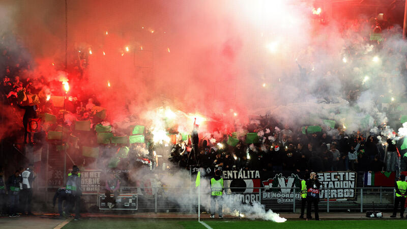Ausschreitungen überschatten Sturm-Sieg gegen Feyenoord