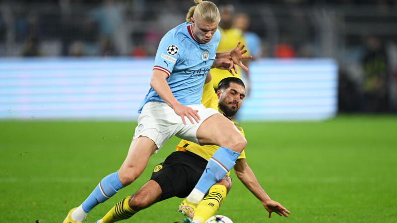 Haaland-Comeback währt kurz, Dortmund im Achtelfinale