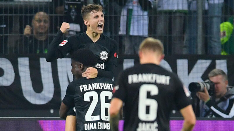 Frankfurt entführt drei Punkte aus Mönchengladbach