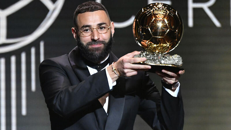 Ballon d'Or 2022: Benzema zum besten Spieler gekrönt