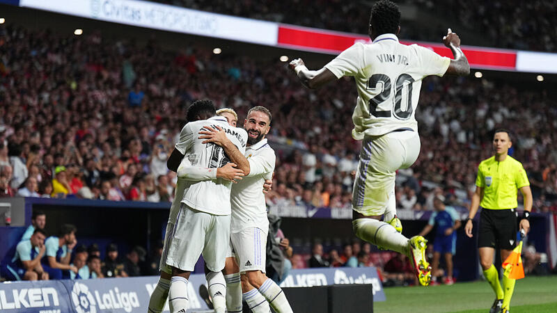 Real gewinnt Derbi Madrileno gegen Atletico knapp 