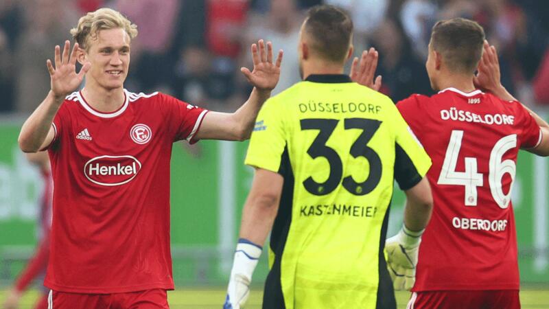 Erfolgserlebnis für Klarer mit <a href='/de/daten/news/fussball/fortuna-duesseldorf/' class='tag'>Fortuna Düsseldorf</a>