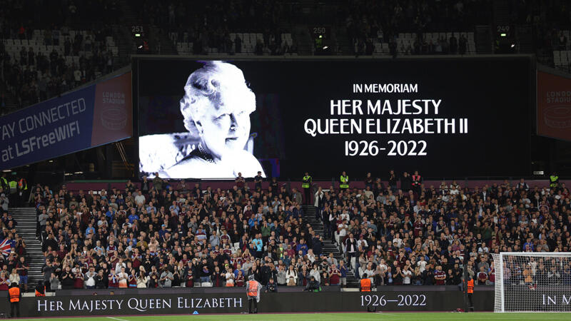 Nach Tod der Queen: <a href='/de/daten/news/fussball/premier-league/' class='tag'>Premier League</a> sagt Runde ab