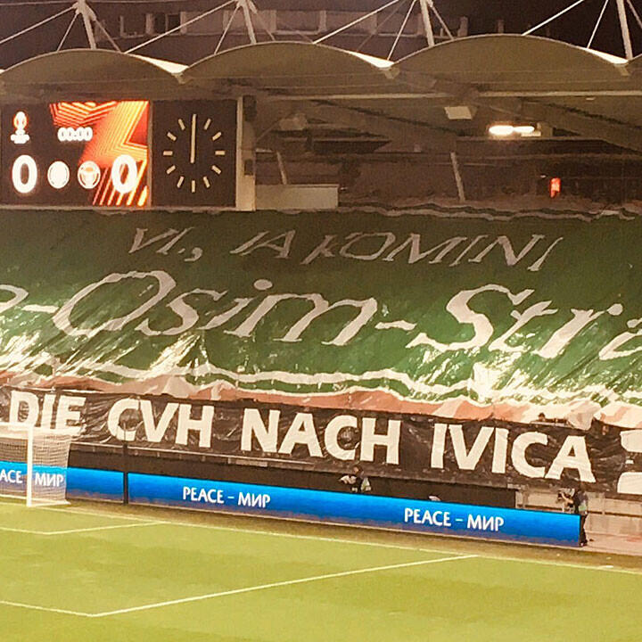 Choreo: Sturm-Fans fordern "Ivica-Osim-Straße"