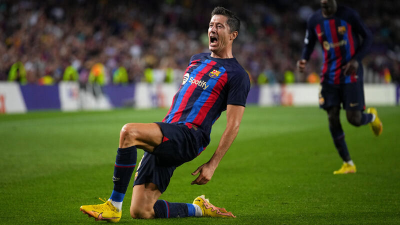 Lewandowski-Hattrick bei Barca-Galavorstellung