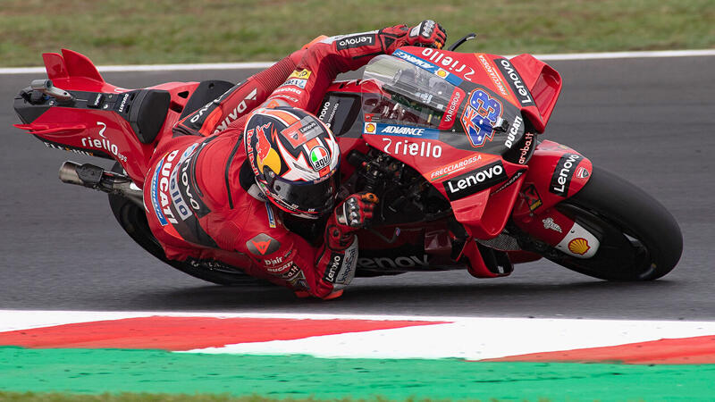 <a href='/de/daten/news/motorsport/motogp/' class='tag'>MotoGP</a>: Miller holt Regen-Pole in Misano