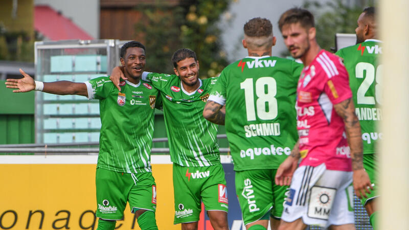Lustenau nach frühem 0:1 gegen Hartberg furios