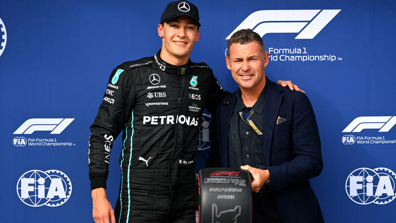 <a href='/de/daten/news/george-russell/' class='tag'>George Russell</a> nach Ungarn-Pole auf Wolke sieben