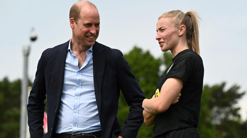 Prinz William gratuliert England zu Final-Einzug