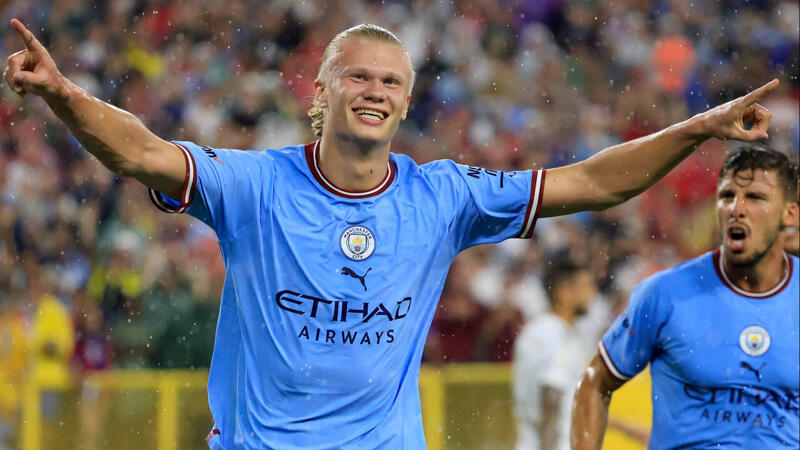 Perfektes Haaland-Debüt für <a href='/de/daten/news/fussball/manchester-city/' class='tag'>Manchester City</a>