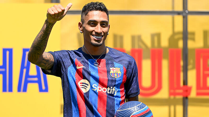 <a href='/de/daten/news/fussball/raphinha/' class='tag'>Raphinha</a> beim <a href='/de/daten/news/fussball/fc-barcelona/' class='tag'>FC Barcelona</a> vorgestellt