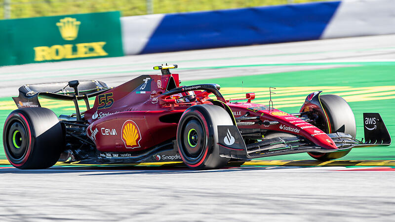 Sainz setzt Trainingsbestzeit vor Spielberg-Sprint