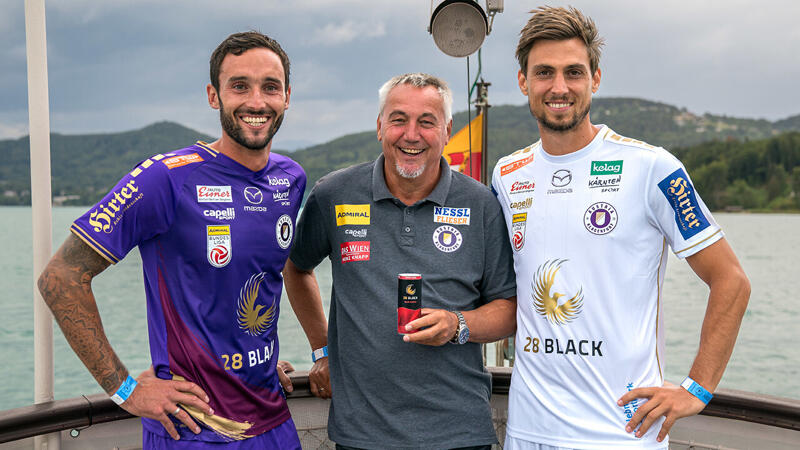 Die Trikots des SK Austria Klagenfurt 2022/23: