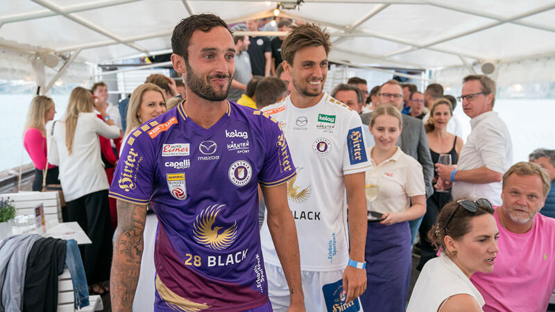 Die Trikots des SK Austria Klagenfurt 2022/23: