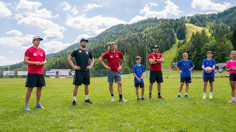 Slalom-Sextett schwitzt für den Winter