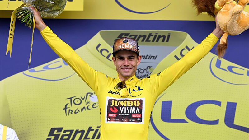 <a href='/de/daten/news/radsport/tour-de-france/' class='tag'>Tour de France</a>: 1. Etappensieg für Wout van Aert