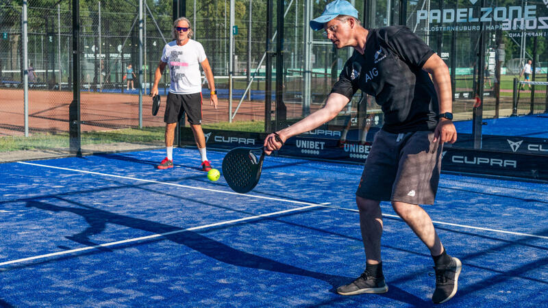 Klosterneuburger Promis eröffnen neue PADELZONE
