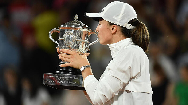 Swiatek: French-Open-Titel war "pure Arbeit"