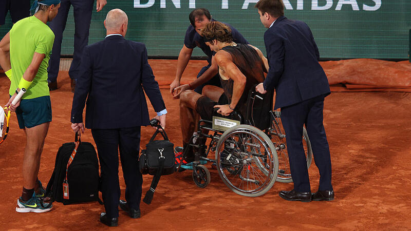 Zverev befürchtet eine "sehr ernste Verletzung"