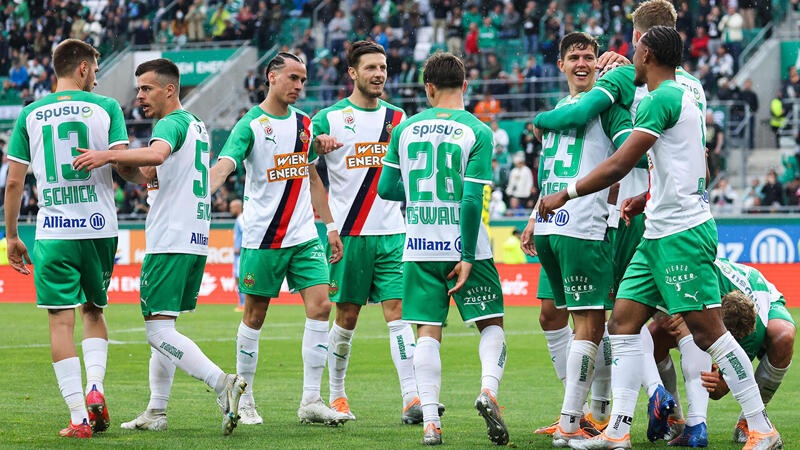 Spieler zahlen Rapid-Fans zum Saisonschluss Bier