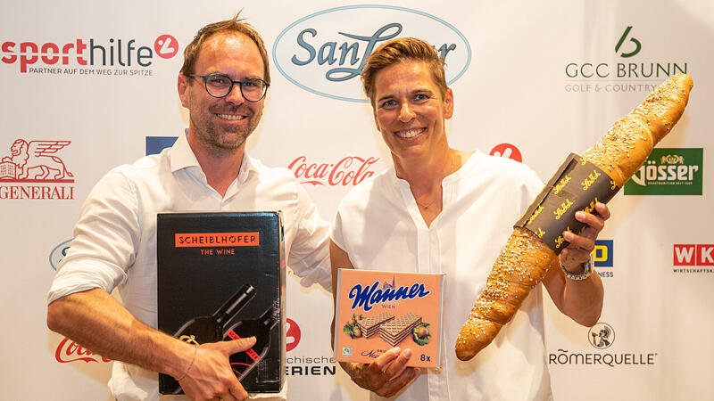 Michaela Dorfmeister gewinnt die "Nearest-to-the-Pin"-Wertung