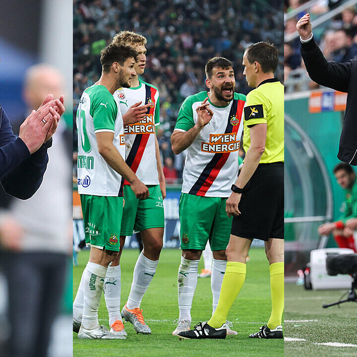 Aufreger bei Rapid-Sturm! Elfer, Rote, Verletzte