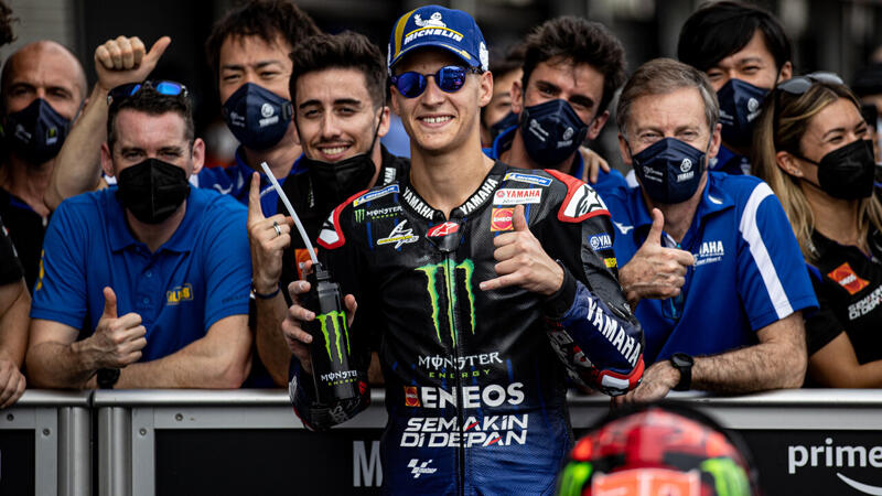 Quartararo rast in Portimao zum 1. Saisonsieg