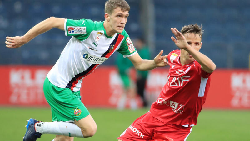 Rapid macht gegen <a href='/de/daten/news/fussball/gak/' class='tag'>GAK</a> 0:2-Rückstand wett