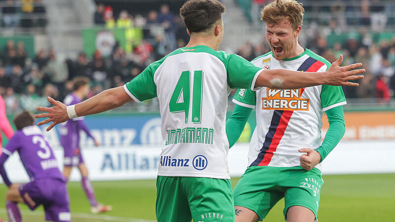 VIDEO: Zimmermann hämmert Rapid in Meistergruppe