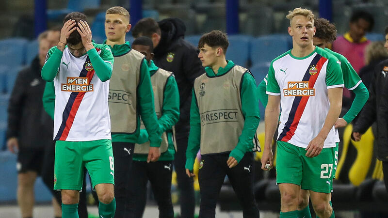 Rapid nach Aus: "So nichts unter Top 16 verloren"