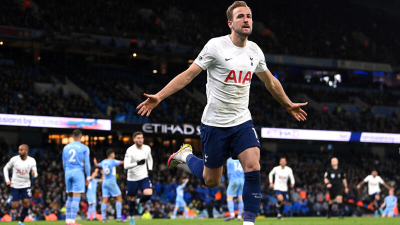 Harry Kane erlegt <a href='/de/daten/news/fussball/manchester-city/' class='tag'>Manchester City</a>